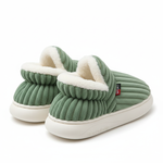 Evshine Soft Sole Slippers For Women Winter Fashion Women Fur Slippers Fuzzy Plush Men Slippers Warm Furry Women Cotton Shoes