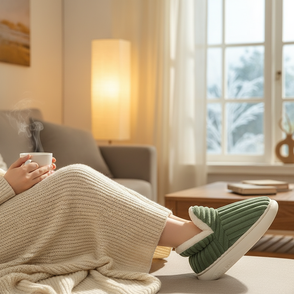 Evshine Soft Sole Slippers For Women Winter Fashion Women Fur Slippers Fuzzy Plush Men Slippers Warm Furry Women Cotton Shoes